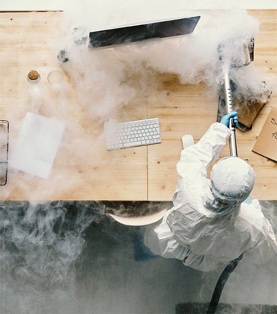 The Maids.in professional home deep cleaning team at work